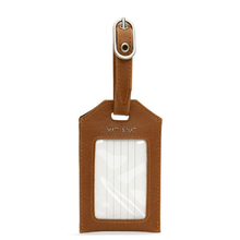 Étiquette bagage Trotter - Chili Matt & Nat - Etiquette pour bagage Trotter en cuir vegan chili