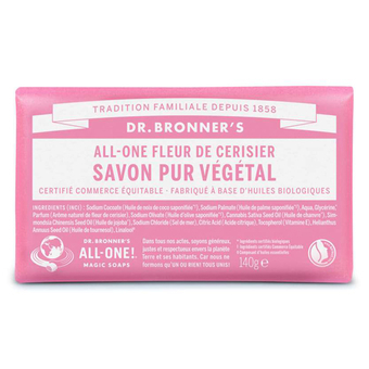 Pain de savon Fleur de cerisier Dr. Bronner - Pain de savon Fleur de cerisier