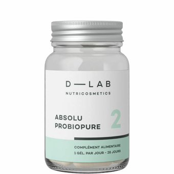Absolu Probiopure - Équilibre de la flore intestinale D-Lab - Complément alimentaire Absolu Probiopure