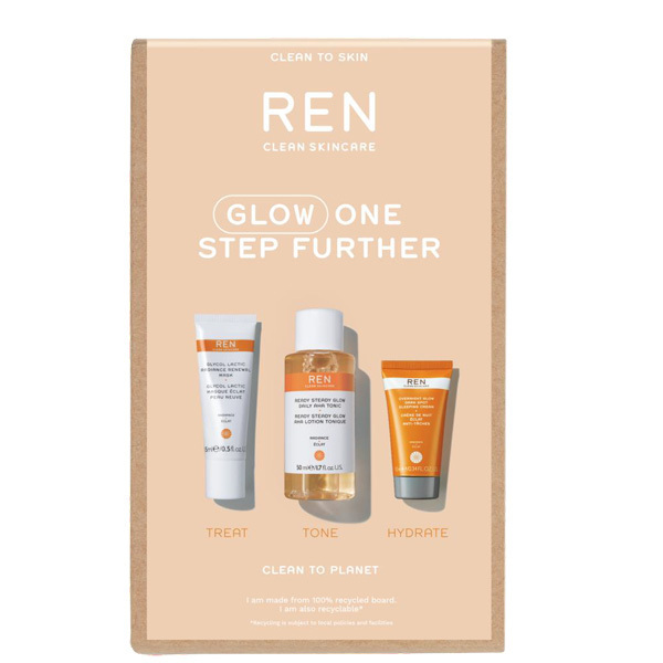 REN Skincare - Coffret cadeau cosmétique "Glow one step further"