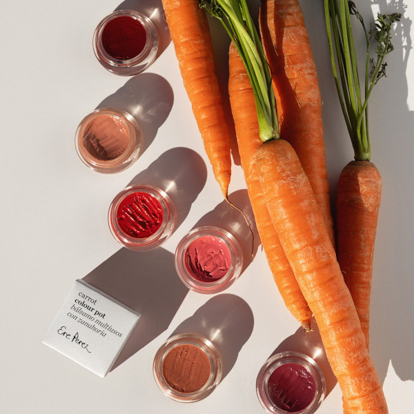 Ere Perez - Carrot Colour Pot Happy - Baume teinté Joues & Lèvres Ere Perez - Carrot Colour Pot Happy - Baume teinté Joues & Lèvres