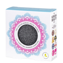 Eponge Konjac Charbon de Bambou - Peau acnéique / à imperfections The Konjac Sponge Company - Eponge Konjac Charbon de Bambou - Peau acnéique / à imperfections
