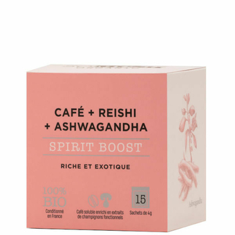 Café Sérénité Reishi + Ashwagandha - Spirit Boost So Mush Organic - Spirit Boost - Café Sérénité Reishi + Ashwagandha