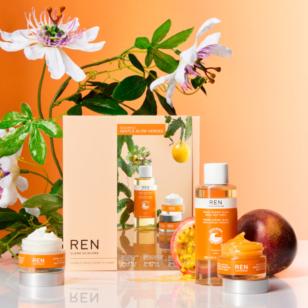 REN Skincare - Coffret cadeau cosmétique Gentle Glow Heroes