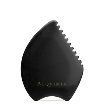 Outil Gua Sha en Pierre Bian Alqvimia - Outil Gua Sha en pierre noire Bian