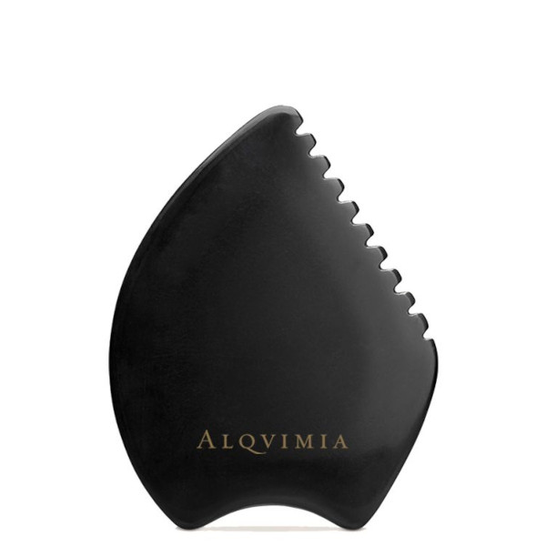 Alqvimia - Outil Gua Sha en pierre noire Bian