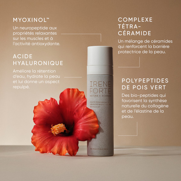 Irene Forte Skincare - Cr&egrave;me de nuit Forte Rigenerante - Hibiscus Night Cream