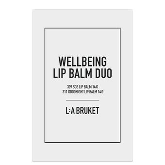 Duo de Baumes pour les Lèvres L:a Bruket - Wellbeing Lip Balm Duo