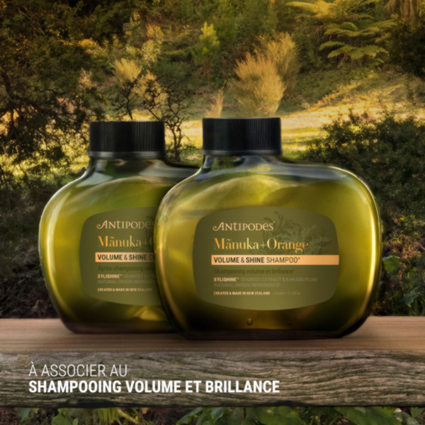 Antipodes - Apr&egrave;s-shampoing Volume & Brillance Manuka + Orange