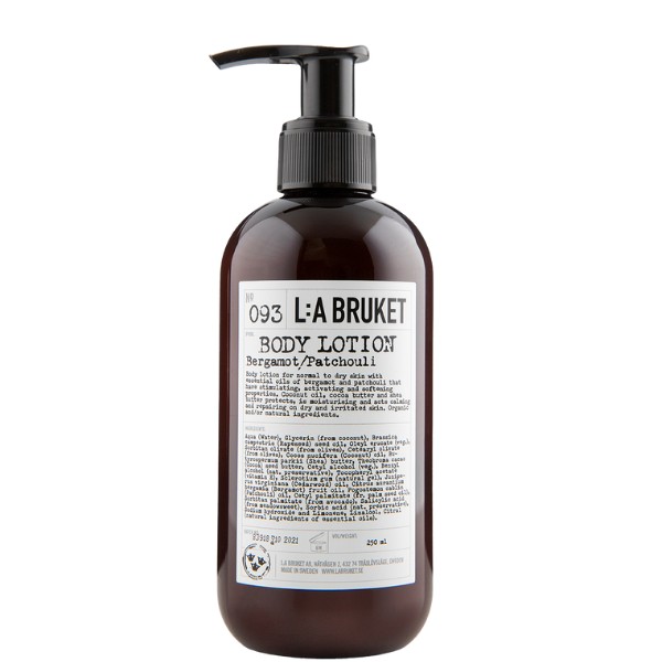 L:a Bruket - Lait pour le Corps Bergamote & Patchouli 093