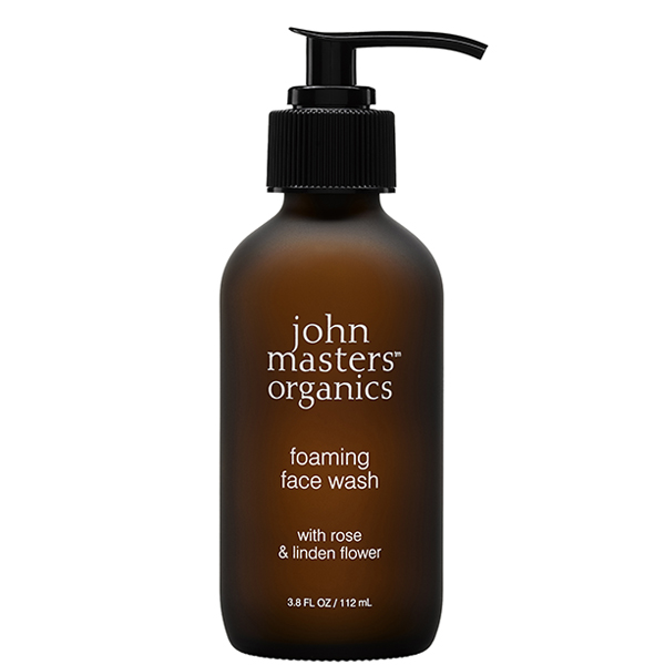 John Masters Organics - Mousse nettoyante bio à la Rose et au tilleul