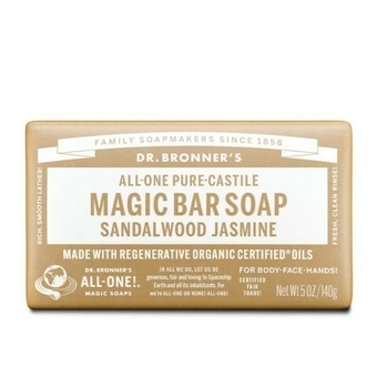 Dr. Bronner - Pain de savon Jasmin & Bois de Santal