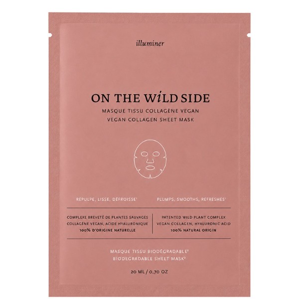 On The Wild Side - Masque Tissu Collag&egrave;ne Vegan