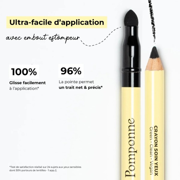 Pomponne - Crayon Soin Yeux - Noir intense