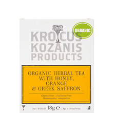 Infusion de Safran à l'Orange & Miel Krocus Kozanis - Infusion bio de Safran au Miel & à l'Orange