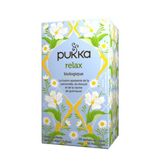 Tisane Relax - Calme & apaise Pukka - Relax - Tisane bio à la camomille, réglisse & guimauve