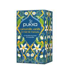 Tisane Camomille, Vanille & miel de Manuka - Douce & apaisante Pukka - Camomille, vanille & miel de manuka - Tisane bio
