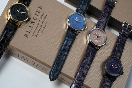 Montre Blancier Grand cru au cadran en capsule Nespresso recyclée