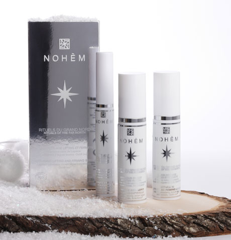 Crème cosmétique bio anti-rides de luxe Nohèm Rituels du Grand Nord