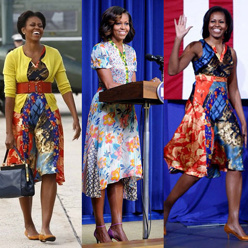 Michelle Obama in Duro Olowu