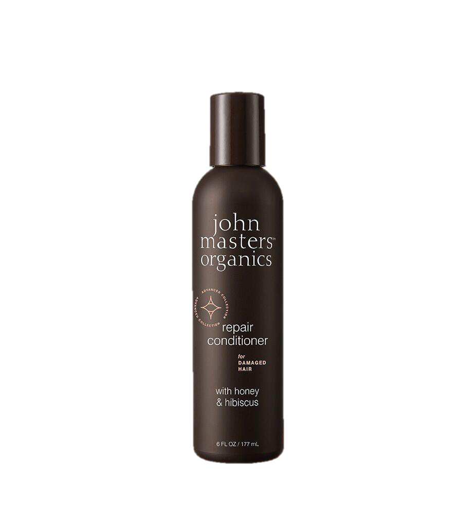 Après-shampoing miel et hibiscus cheveux abîmés John Masters Organics