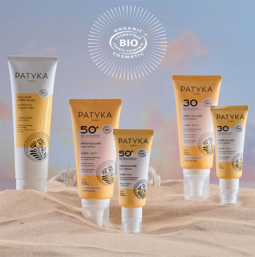 Crèmes solaires bio de Patyka