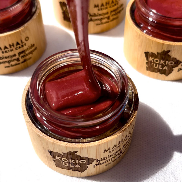 Masque repulpant aux peptides d'hibiscus Kokio Ula de Mahalo