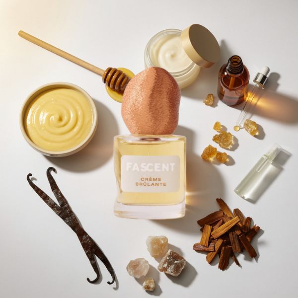 Flacon de Crème Brûlante, douceur vanillée et nostalgie