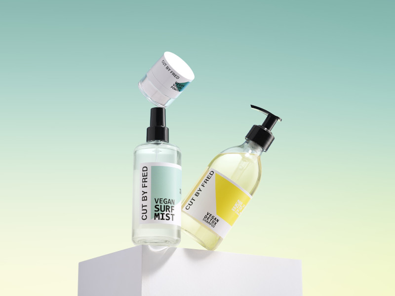 routine pour cheveux fins avec les produits naturels de la marque Cut By Fred