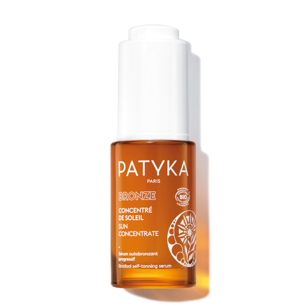 Concentr&eacute; de Soleil Patyka &mdash; s&eacute;rum autobronzant progressif visage, flacon pipette 15ml