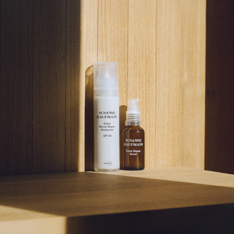 Soins visage s&eacute;rum et cr&egrave;me &agrave; l'ecto&iuml;ne de la marque Susanne Kaufmann