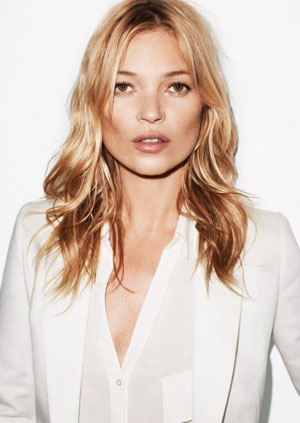 Kate Moss uses REN Skincare cosmetic products