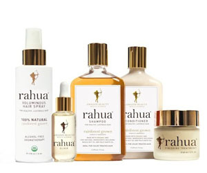 La gamme de shampooing et produits de soin naturels pour cheveux Rahua