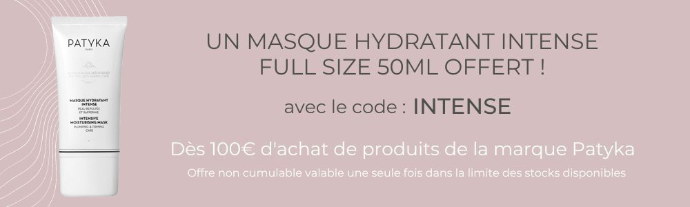 Masque Patyka offert code promo