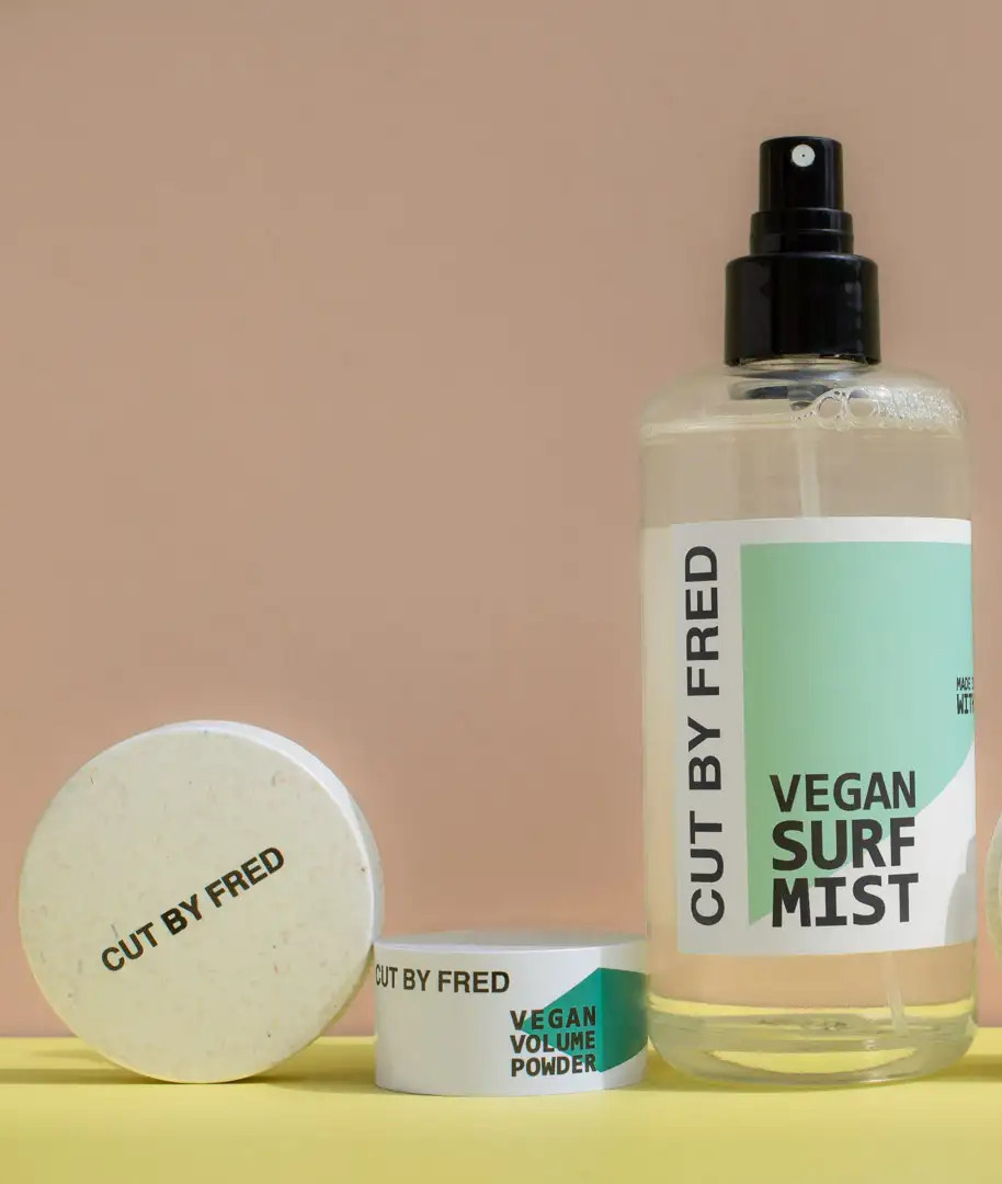 Produits de soins capillaires vegan CUT BY FRED