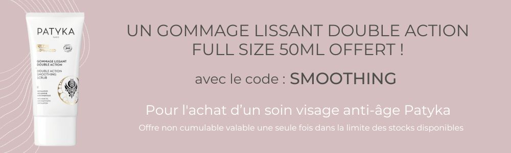 Cadeau code promo remise Patyka