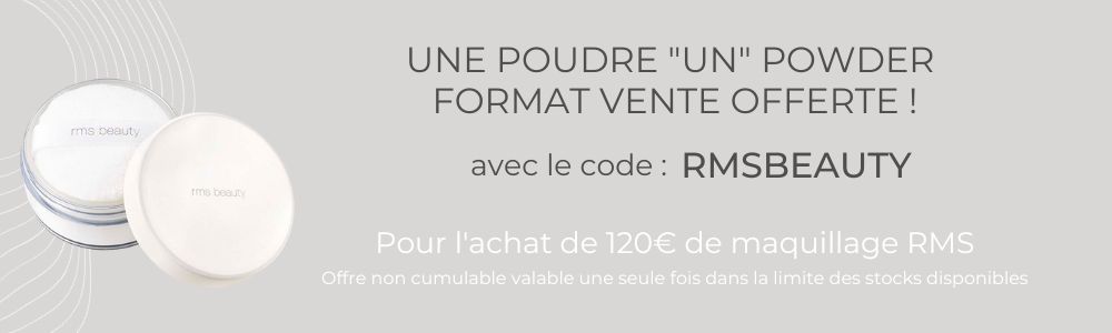 Cadeau marque RMS avec code promo