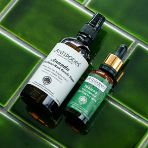 Lotion Ananda et sérum Hosanna bio Antipodes